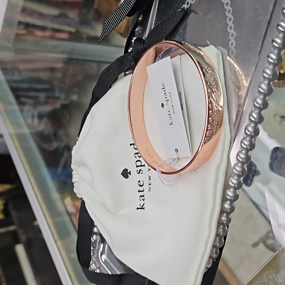 Kate Spade New York rose gold bracelet
